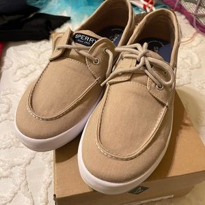 Sperry tuck salt wash khaki men’s shoes